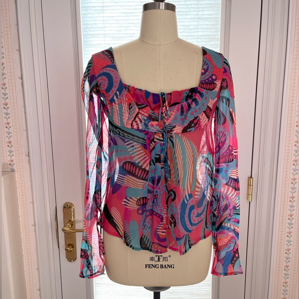 Gianni Versace silk top